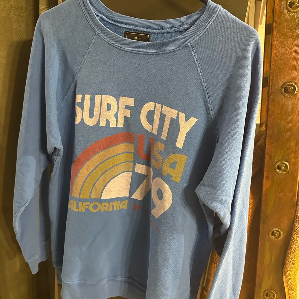 Blue Surf City USA Sweatshirt